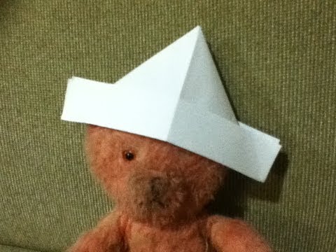 How to Make a Paper Hat - Origami - Simple and Easy Folds - Step by Step Instructions How to Make a Paper Hat - Origami - Simple and Easy Folds - Step by Step Instructions