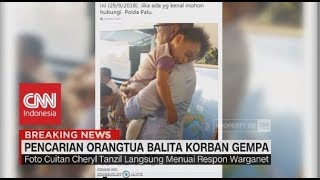Viral Foto Balita Diduga Terpisah dari Orangtuanya | Pascagempa & Tsunami Sulteng