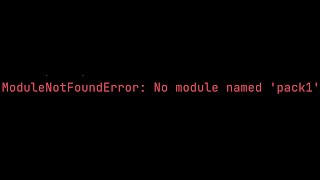 # 11 PYTHON | ModuleNotFoundError: No module named 'pack1' | error in python