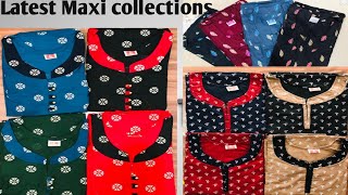 Maxi collections /// മാക്സി കളക്ഷൻ Nighty collection