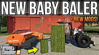 NEW MODS FS19! BABY BALES ARE BACK! | FARMING SIMULATOR 19