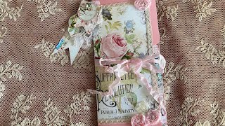 New spring file folder ephemera holder with lot’s of pockets! Beautiful new spring kit! Bonus video