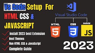 VS Code Setup for html CSS and JavaScript in hindi