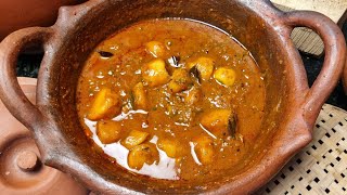 Andhra style chamagadda pulusu | Arbi ( sepankizhangu ) curry #foodzeee