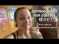 clean with me and PACKING MY FIRST TWO BOXES! | getting ready for college pt. “3”