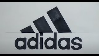 How to Draw The Adidas Logo