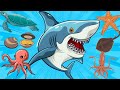 Sea animals | Learn Sea Animals name in English | Kids Vocabulary | English Educational video