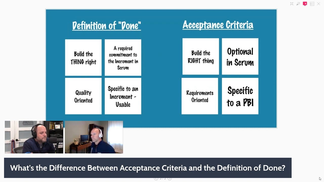 YDS: What Is The Difference Between Acceptance Criteria And The ...