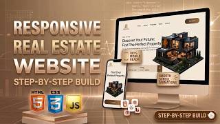 🏡 Responsive Real Estate Website 🔥 | HTML, CSS & JavaScript | Free Source Code