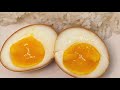 eggs in soy broth ពងមាន់ស្ងោរជ័រព្នៅត្រាំក្នុងទឹកជ្រលក់ឆ្ងាញ់