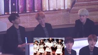 151231 BTS 방탄소년단 reaction to GFRIEND 여자친구 2015 Gayo Daejun