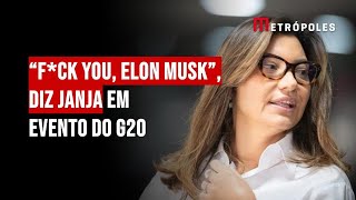 “F*ck you, Elon Musk”, diz Janja em evento do G20