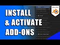How to Install and Activate Add-ons in BLENDER (Micro Tip)