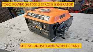 TOGO Power 2 Stroke Generator | Sitting Unused And Won't Crank!