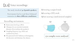 ICICS 2022: Study on the Effect of Face Masks on Forensic Speaker Recognition