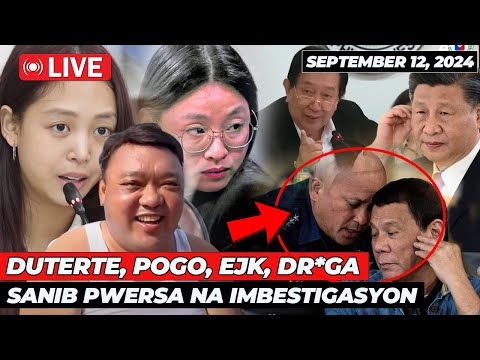 LIVE!! LABASAN NG BAHO! SANIB PWERSA na IMBESTIGASYON kay DUTERTE at POGO!!