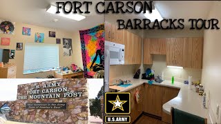 FORT CARSON BARRACKS TOUR | MILITARY ROOM SETUP