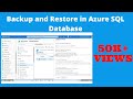 Backup and Restore in Azure SQL Database