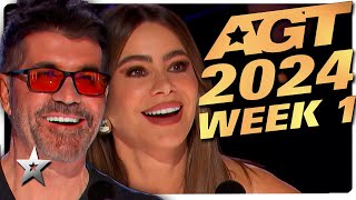 America's Got Talent 2024 ALL AUDITIONS | Week 1