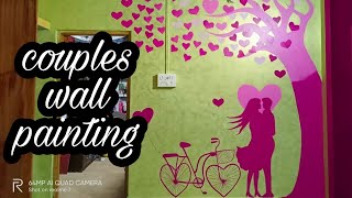 couple wall painting ❤️❤️❤️