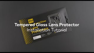 วิธีติดฟิล์มกระจกนิรภัยกันเลนส์ RHINOSHIELD  9H Tempered Glass Lens Protector แบบเนียนกริ๊บ