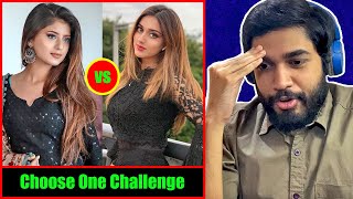 Indian vs Pakistani TikTok Stars - Choose One Challenge