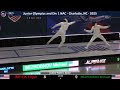 final junior men s epee bezrodnov v imrek junior olympics and div 1 nac charlotte nc 2025