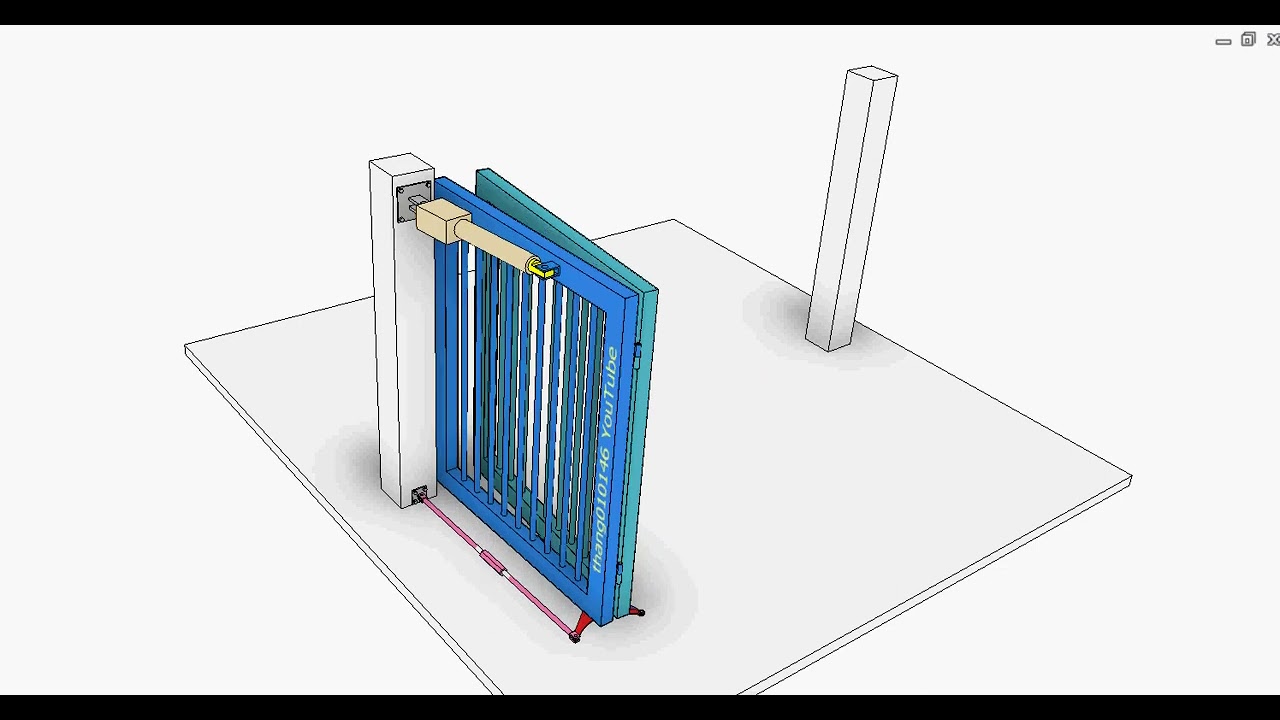 Bi Folding Gate 2b - YouTube