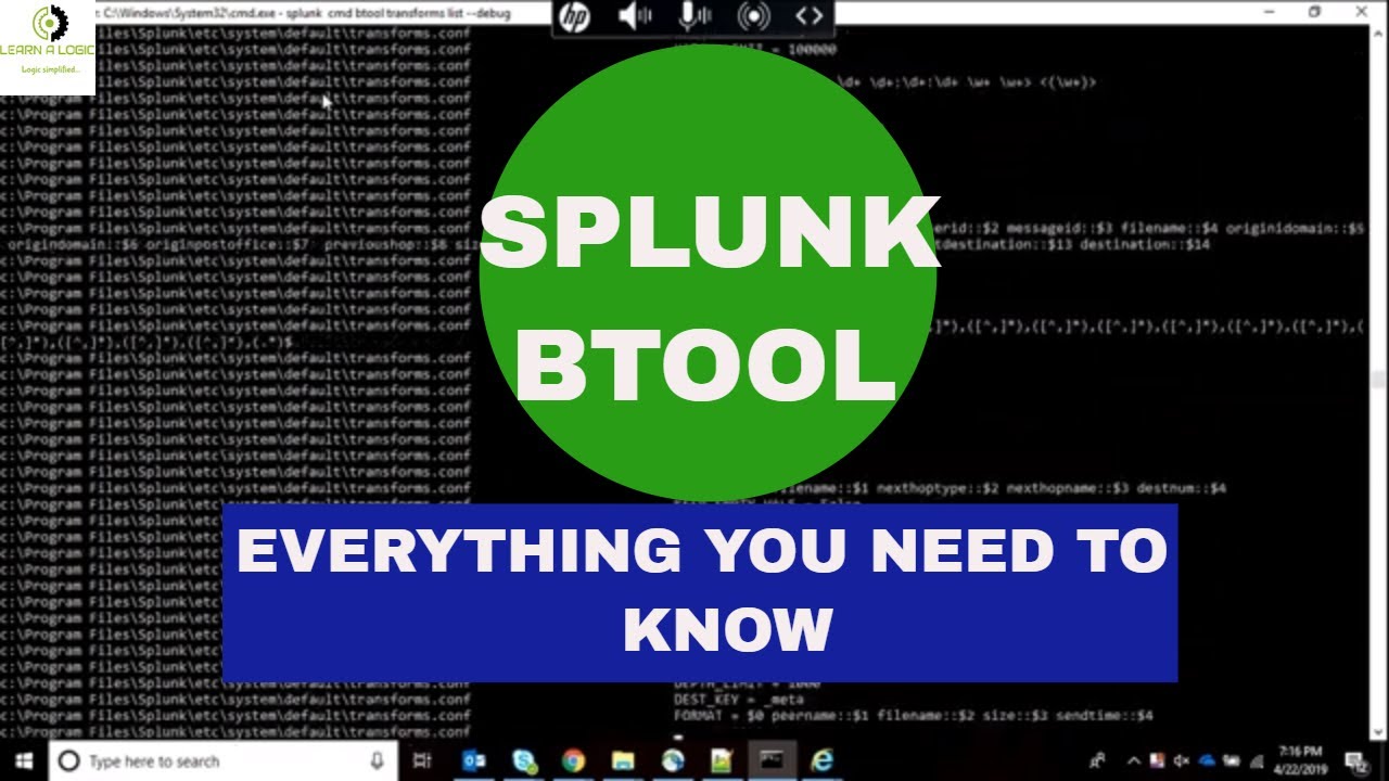 Splunk Btool | How To Use Btool - YouTube