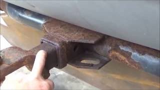 Removing trailer hitch that's rusted in the receiver