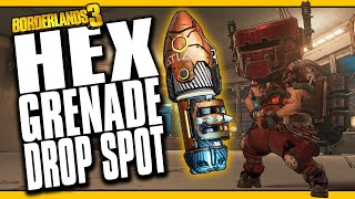 HEX GRENADE - DROP LOCATION! [Borderlands 3]