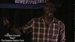 Carvens Lissaint performs "Haiti"