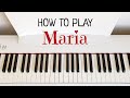 Hwasa - Maria | EASY Piano Tutorial by Lolav |