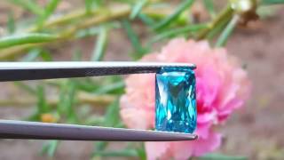 7.25ct Natural Blue Zircon.