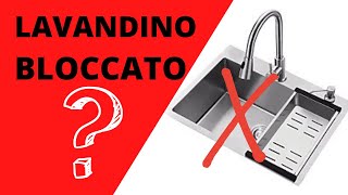 Soda caustica per lavandino otturato