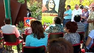 Dirigentes comunistas realizaron romería en memoria de Gladys Marín