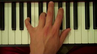 How To Play a Bb Augmented 7th Chord on Piano (Left Hand)