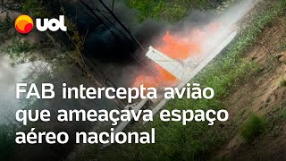 FAB intercepta avião vindo do Peru que ameaçava espaço aéreo nacional; veja vídeo