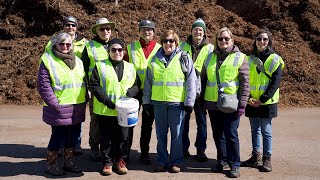 Meridian Green Team Tours Composting Facility