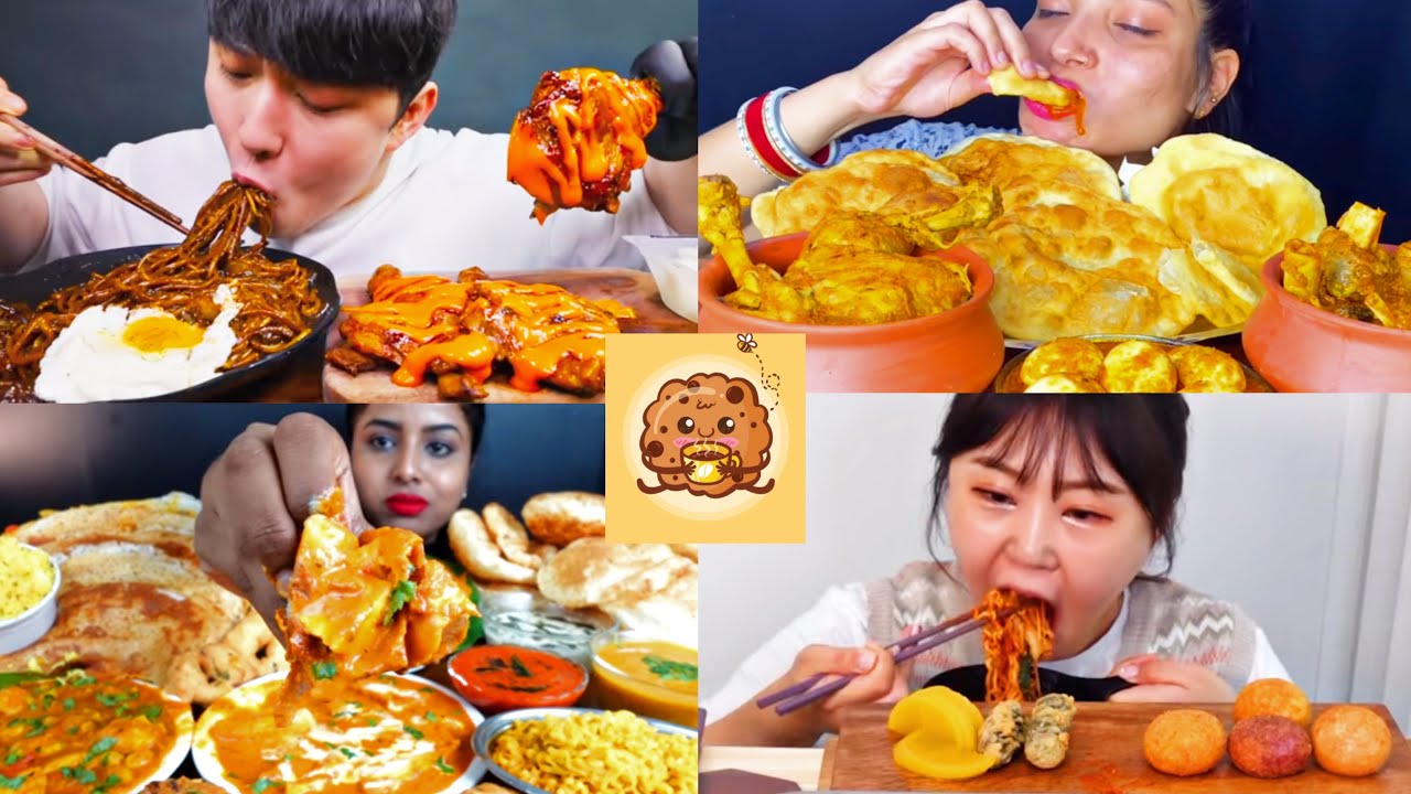 BEST SATISFYING ASMR MUKBANG COMPILATION #2 - YouTube