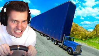 DESCI a maior ladeira com CAMINHÃO INFINITO! - BeamNG Drive