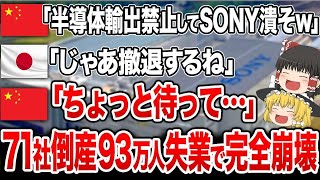 SONYを潰そうとした中国が返り討ち！とんでもない企業が大量撤退＋日本政府の巨額賠償で中国完全終了【ゆっくり解説】