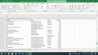 Exp19_Excel_Ch05_HOEAssessment_Fine_Art | Step by Step | Myitlab