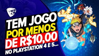 NOVA PROMOÇÃO COM JOGOS NO PS4 e PS5 !!! TEM JOGOS AAA POR R$10,00 REAIS !!!