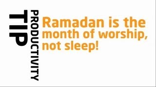Month Of Worship - Not Sleep! ᴴᴰ ┇ Ramadan Reminder 2013 ┇ The Daily Reminder ┇
