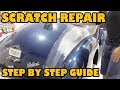 How to fix a scratch in your paint. 1939 model Packard