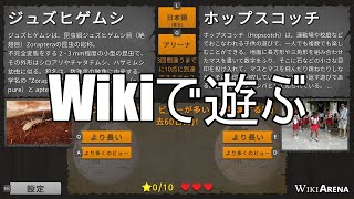 【Wiki Arena】Wikiペディアで遊ぶ