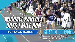 2025 TF - Meet of Champions Distance Classic - Boys 1 Mile Michael Paredes Invite
