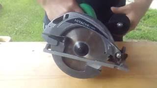 Обзор ручной циркулярной пилы Hitachi C7MFA Hand saw circular saw C7MFA Hitachi