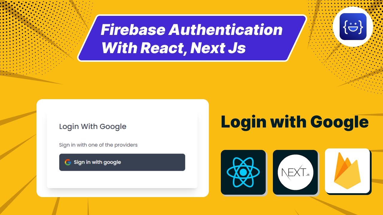 React, NextJs Login Authentication With Firebase (Login With Google ...